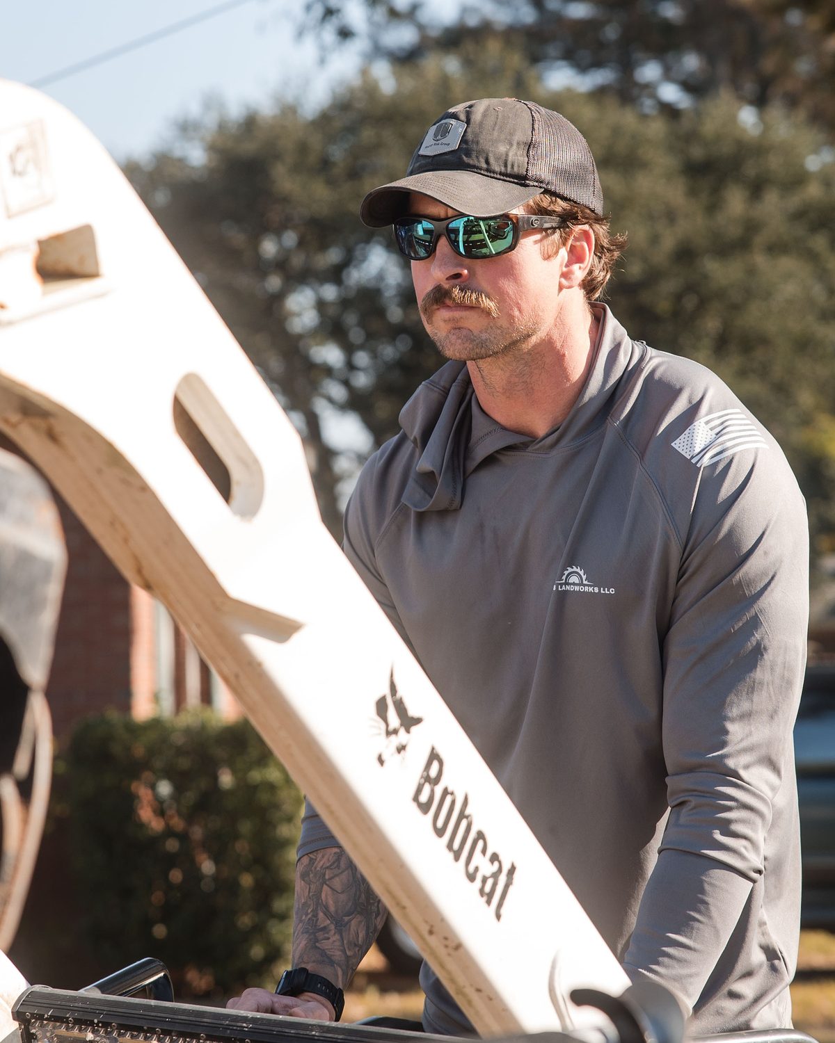 Harrison Davis on a job in Virginia Beach